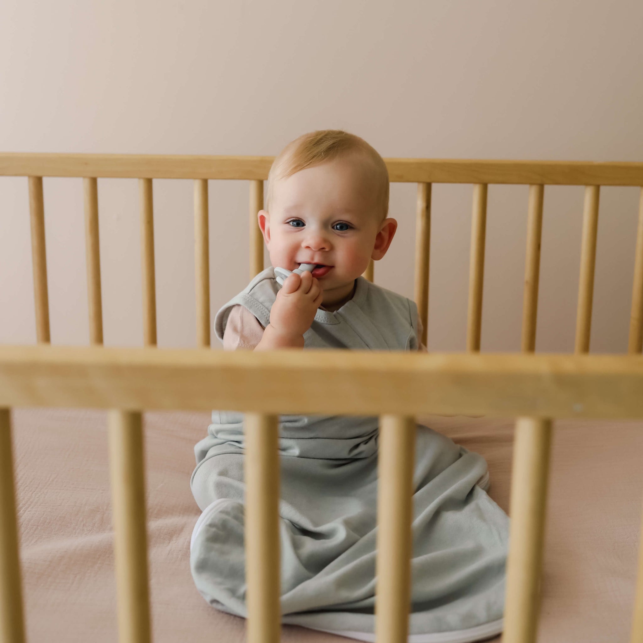 embé® Binnie™ Retractable Pacifier, Stays Clean Hygienic