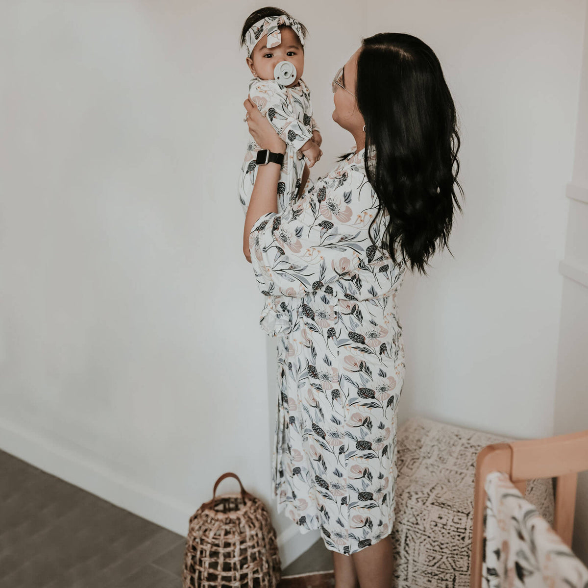 embé® - Maternity Robe - Floral Blush