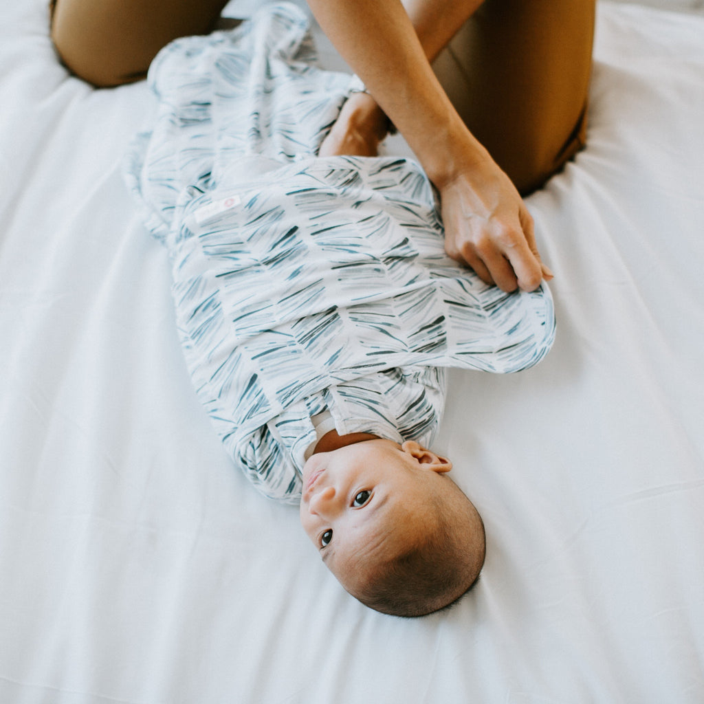 Transitional Swaddle Out | Angle Stripe - 100% Cotton Jersey