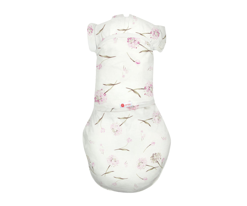 Transitional Swaddle Out | Pink Clustered Flowers - 